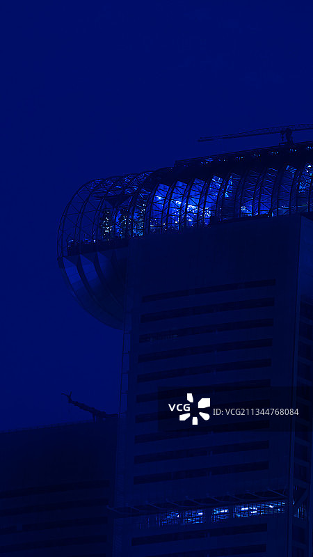 克莱因蓝城市图片素材