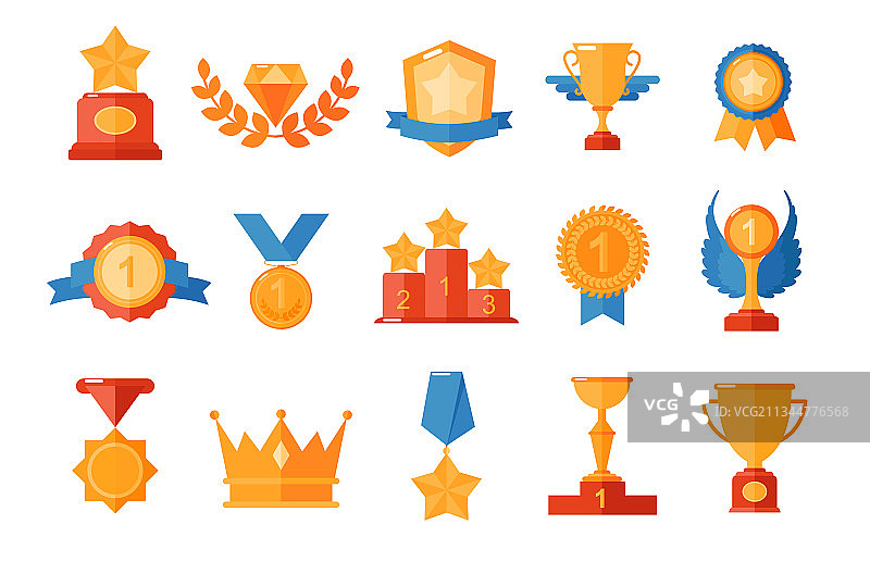 金色奖励图标图片素材