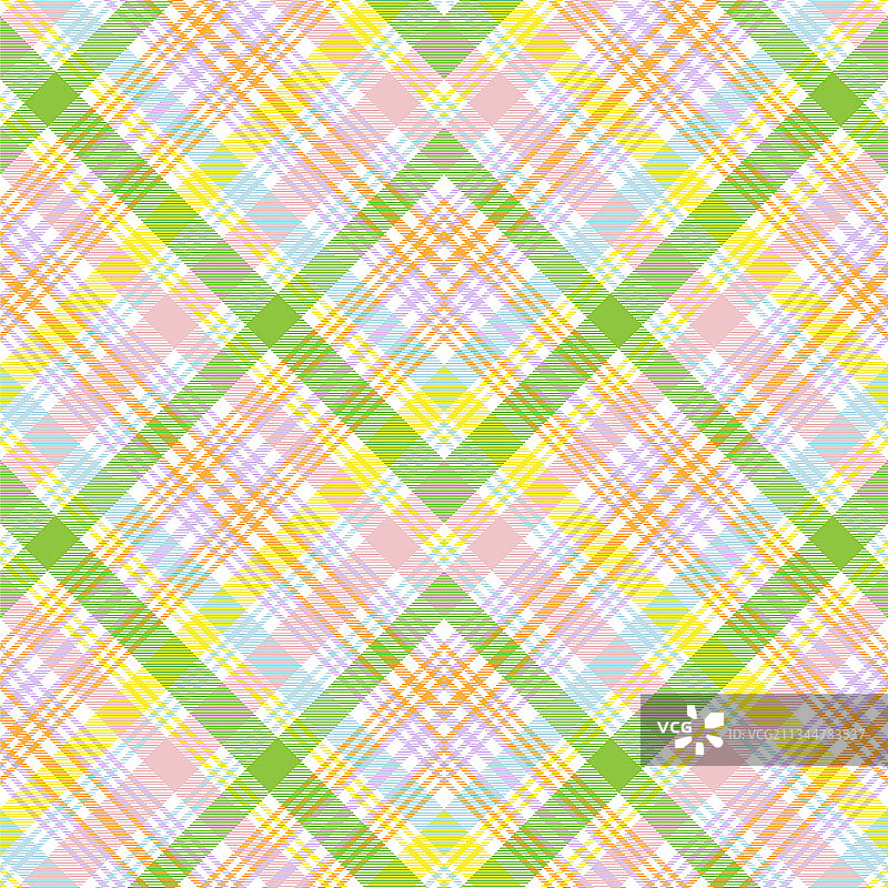 彩色的人字形格子呢纹理无缝图片素材