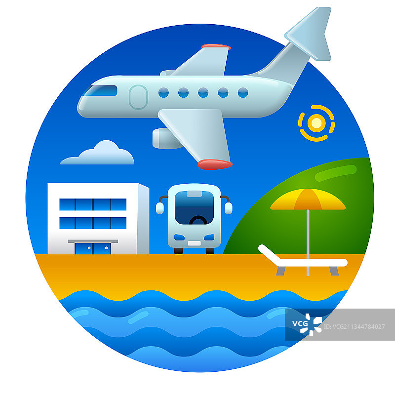 酒店夏季海滩图片素材