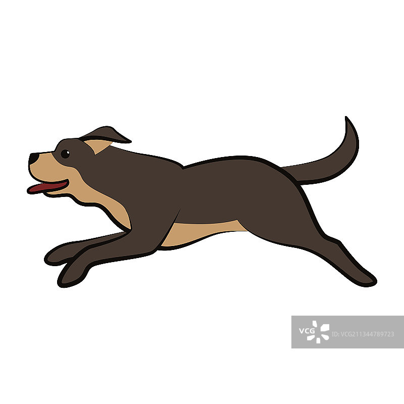 可爱卡通大狗图标图片素材