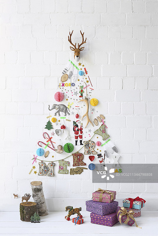 DIY圣诞树图片素材