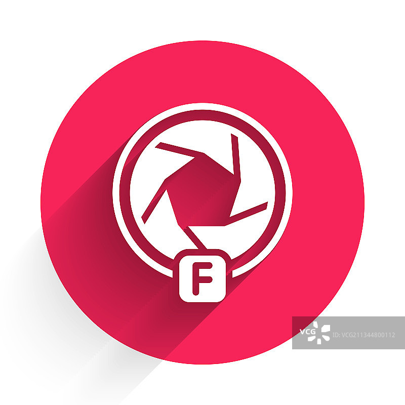 白色相机快门图标图片素材