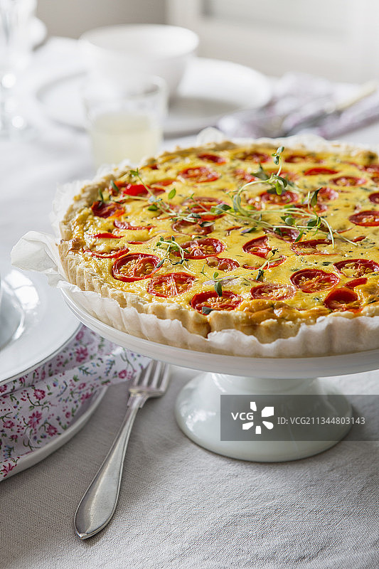 番茄 quiche图片素材