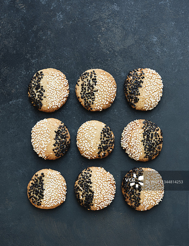 芝麻酱曲奇图片素材