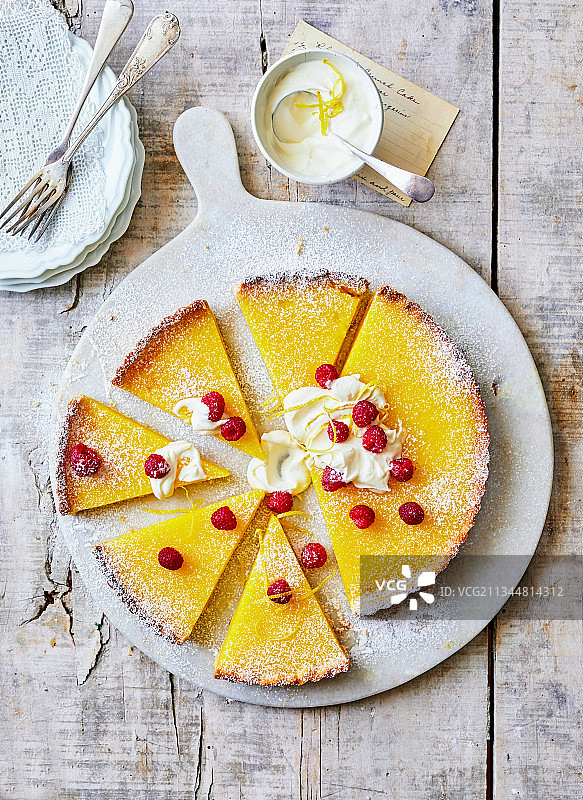 柠檬挞图片素材