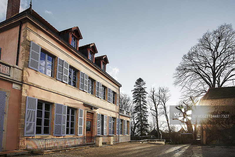 路易·拉图尔酒庄主楼，法国勃艮第图片素材