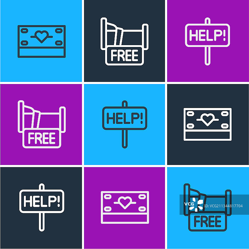 捐赠慈善帮助标志图片素材