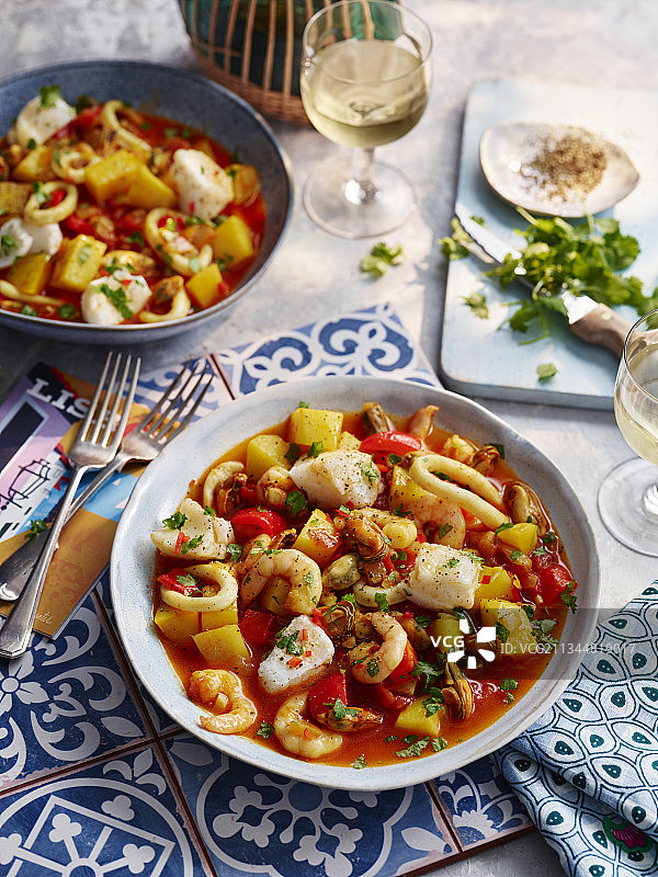 葡萄牙海鲜杂烩图片素材