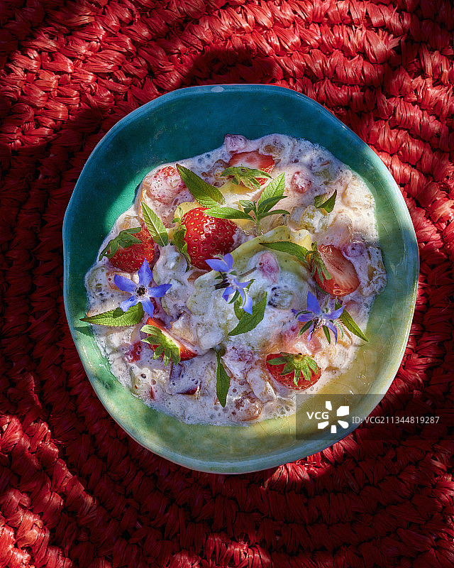 水果意式饺子图片素材