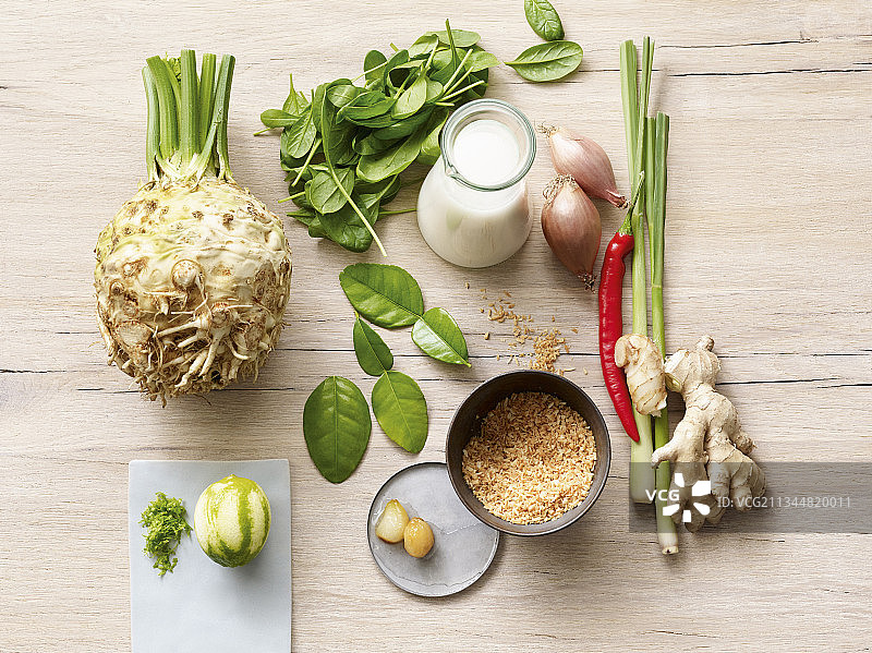 椰香芹菜仁当（印度尼西亚）的食材图片素材