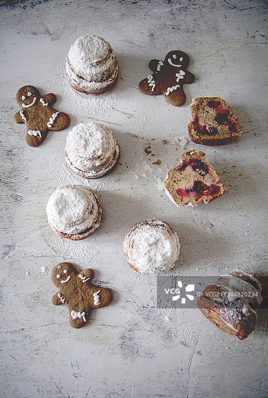 迷你平底蛋糕图片素材