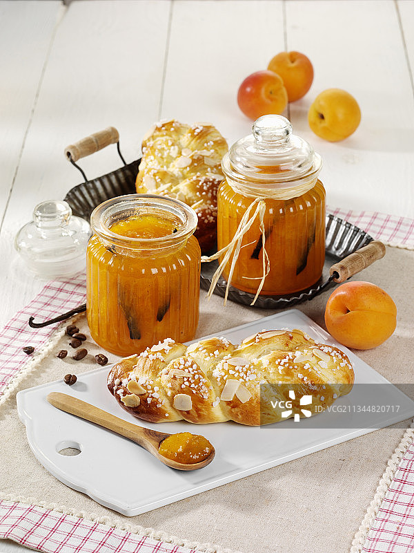 香草杏子酱图片素材