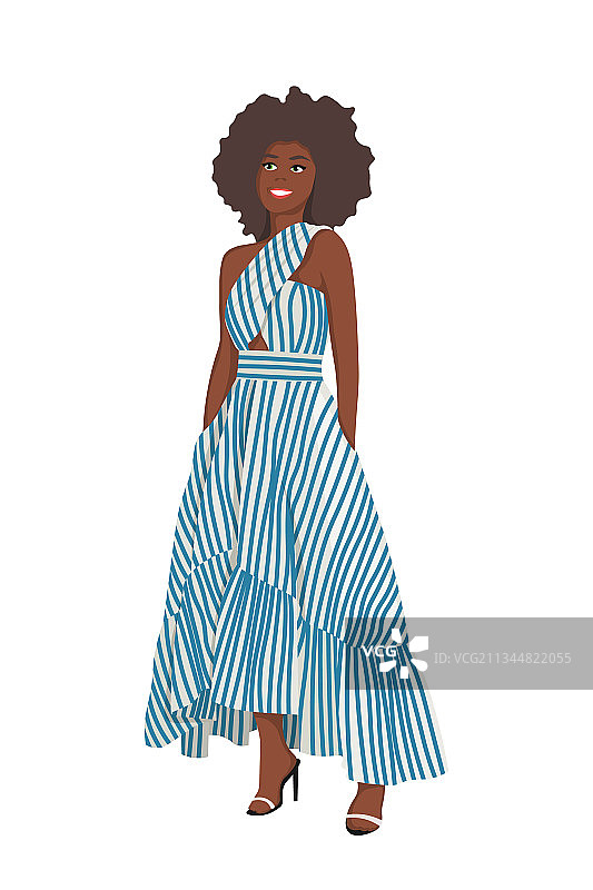 穿着时尚的女性图片素材