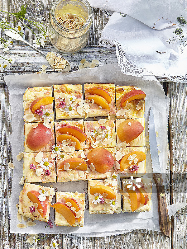 杏子切块图片素材