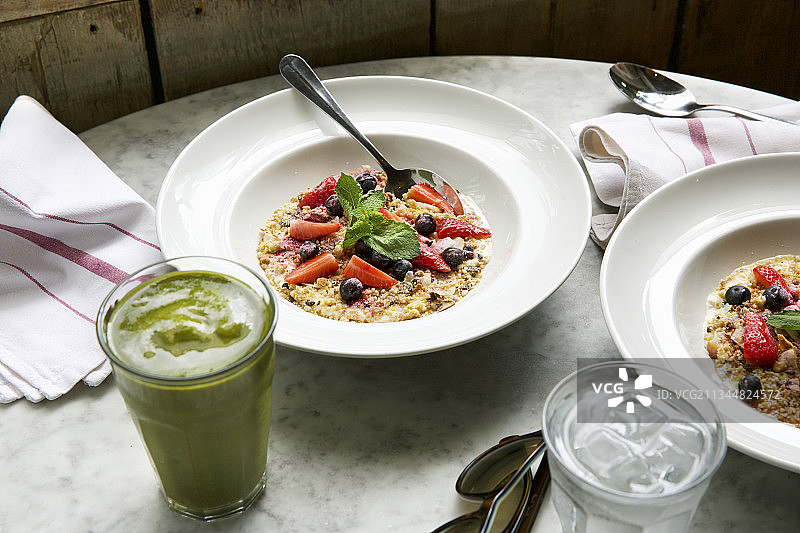 巴西莓早餐图片素材