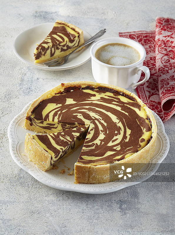 斑驳的芝士蛋糕图片素材