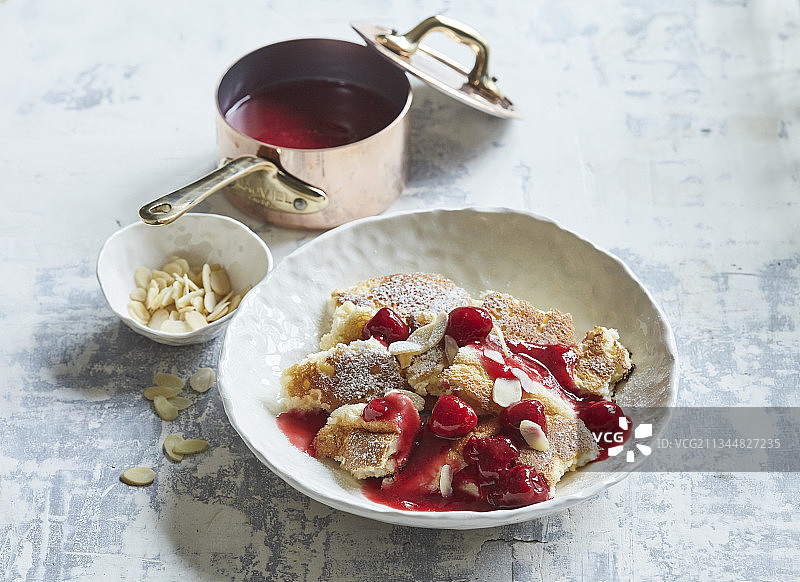 覆盆子煎饼图片素材