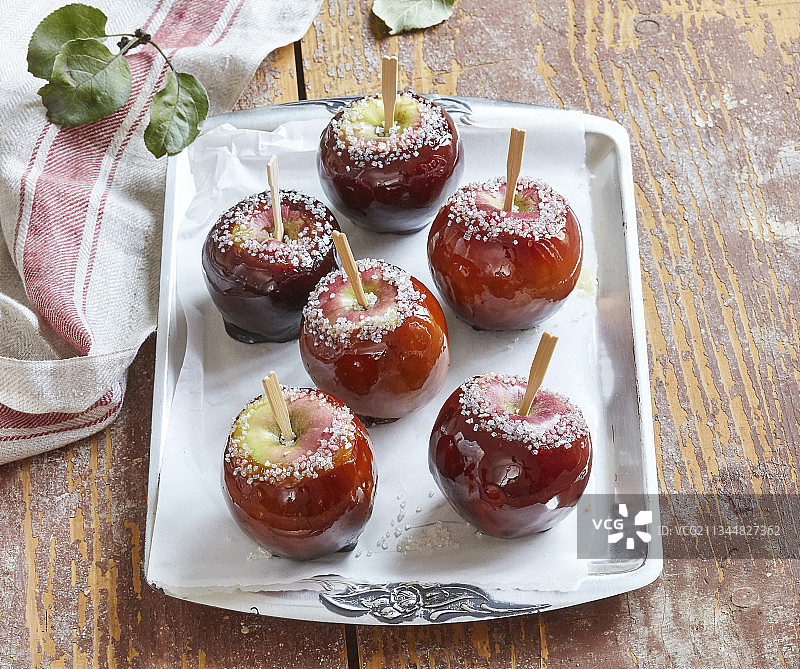 焦糖苹果图片素材