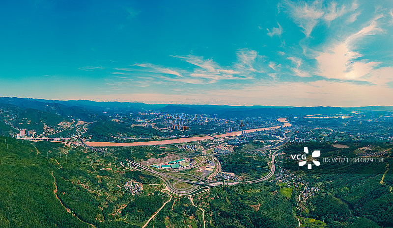 京昆高速路过广元图片素材
