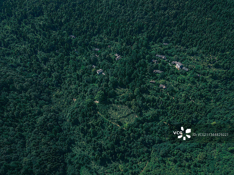 山区村落图片素材
