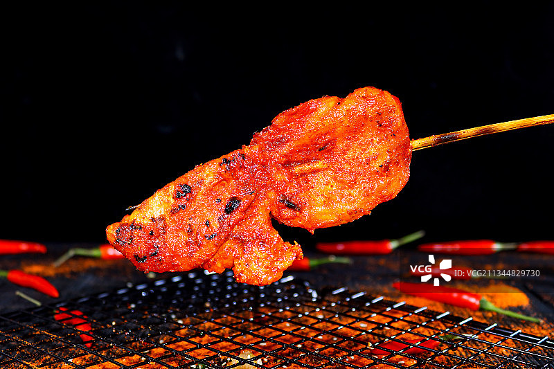 烤鸡柳图片素材