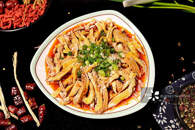 凉拌口水鸡图片素材