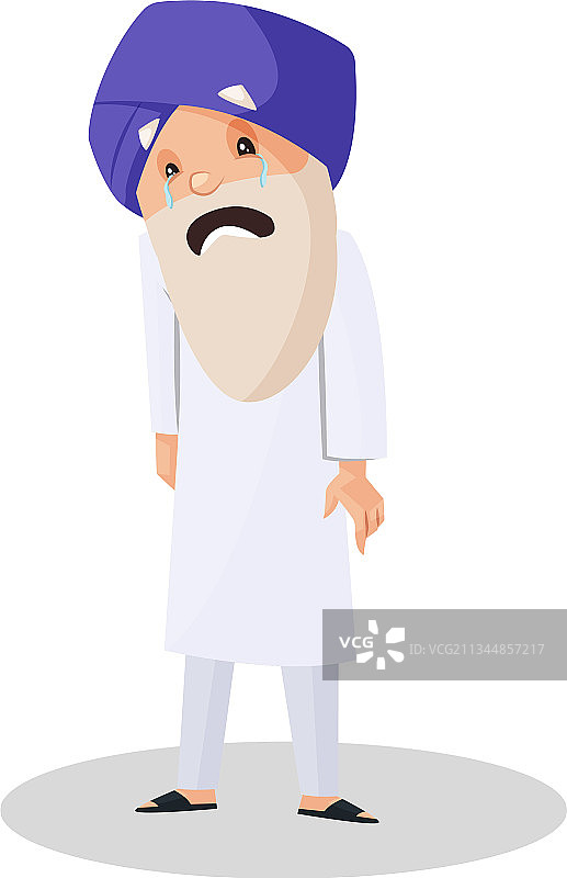 旁遮普邦男子卡通形象图片素材