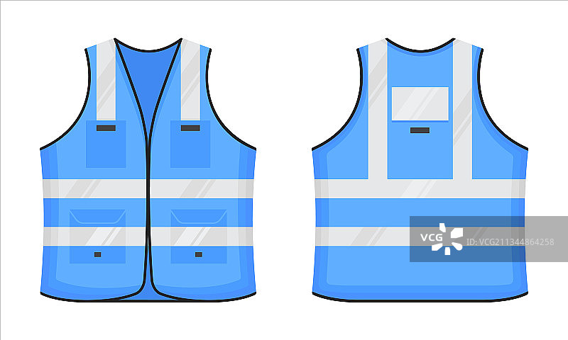 反光安全背心图标图片素材