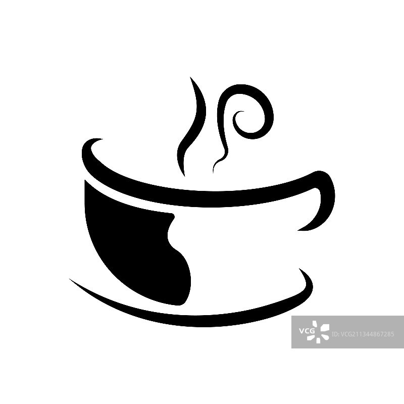 咖啡杯图标设计模板图片素材