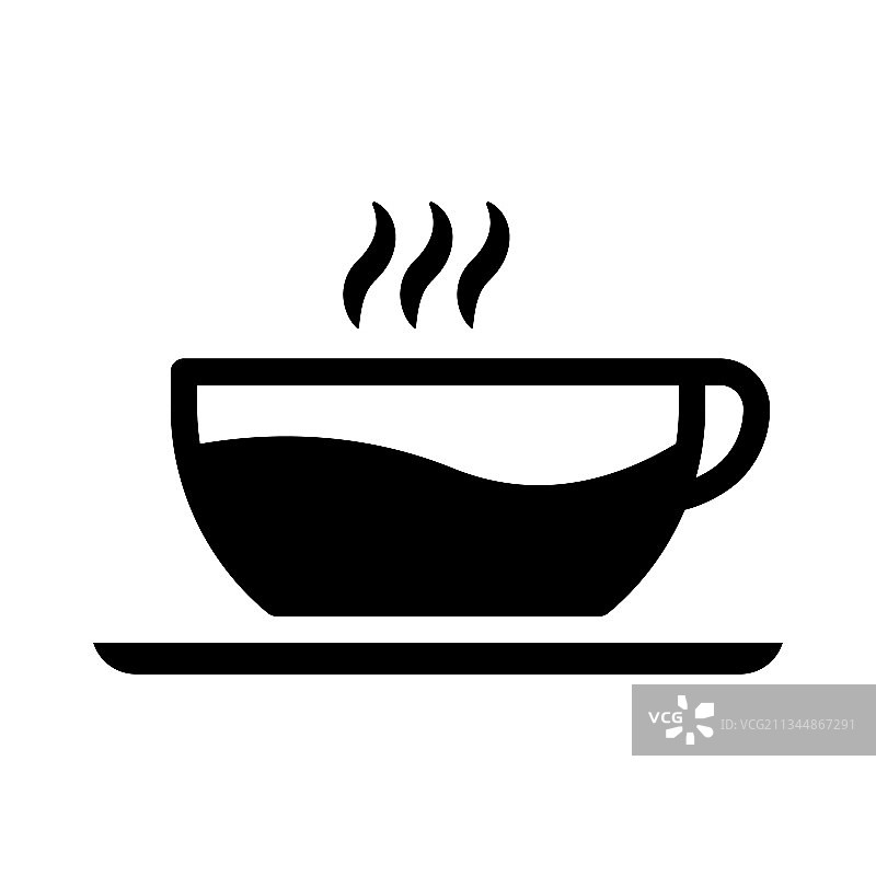 咖啡杯图标设计模板图片素材