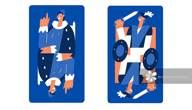 现代风格扑克牌图片素材