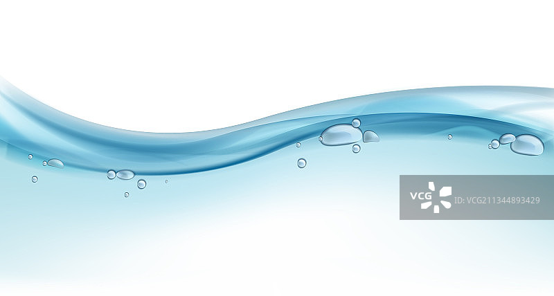 蓝色海浪水面蓝色液体图片素材