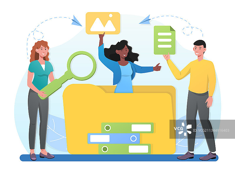 年轻男女在搜索图片素材