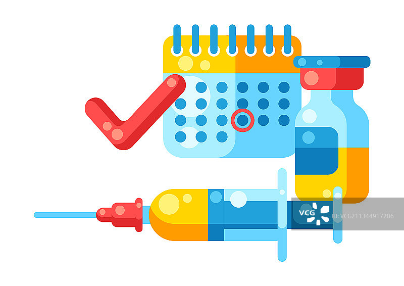 疫苗接种概念图片素材