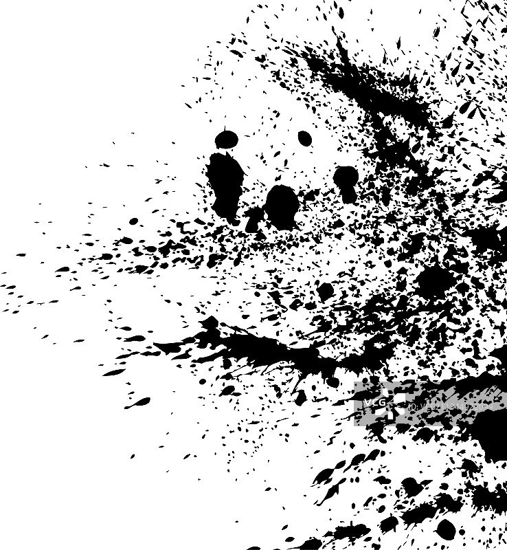 黑色溅彩图片素材