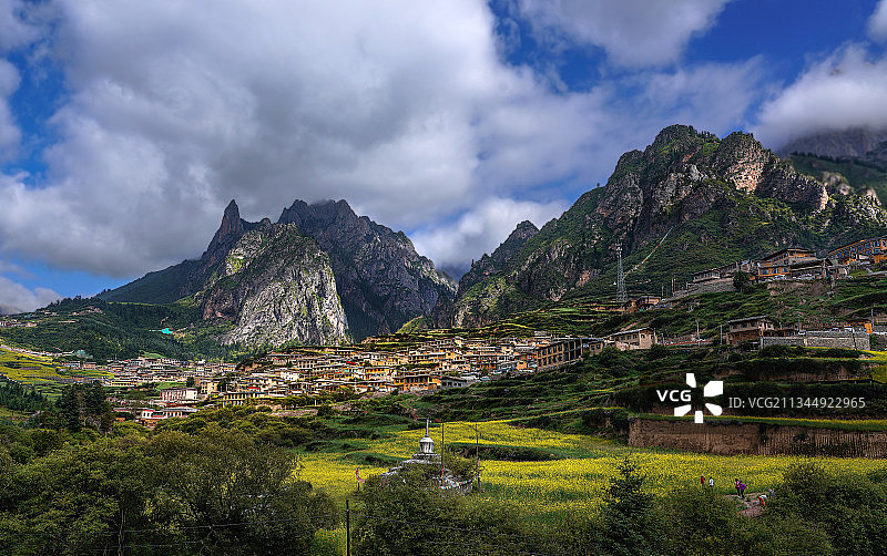 扎尕那图片素材