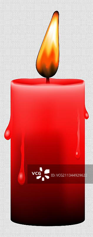 红色蜡烛免抠图图片素材