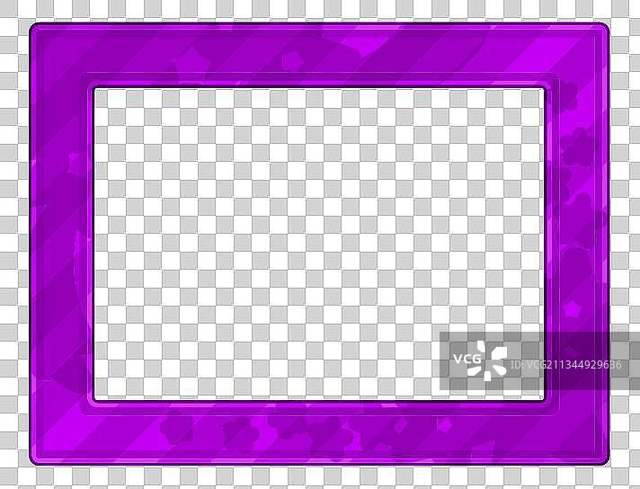 紫色相框PNG免抠图图片素材