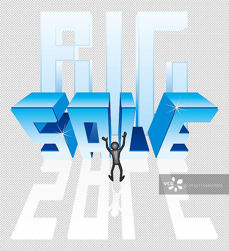 sale打折立体字图片素材