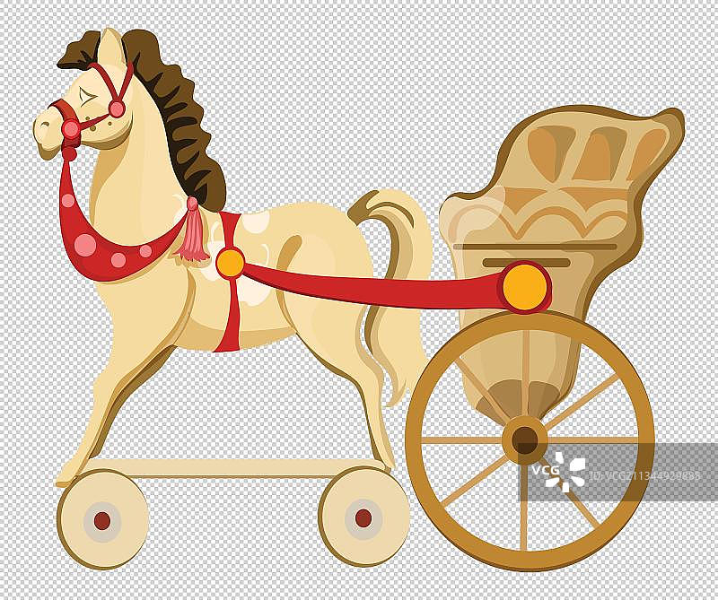 玩具马拉车png免抠图片图片素材
