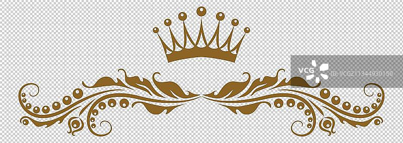 对称花边PNG免抠图图片素材