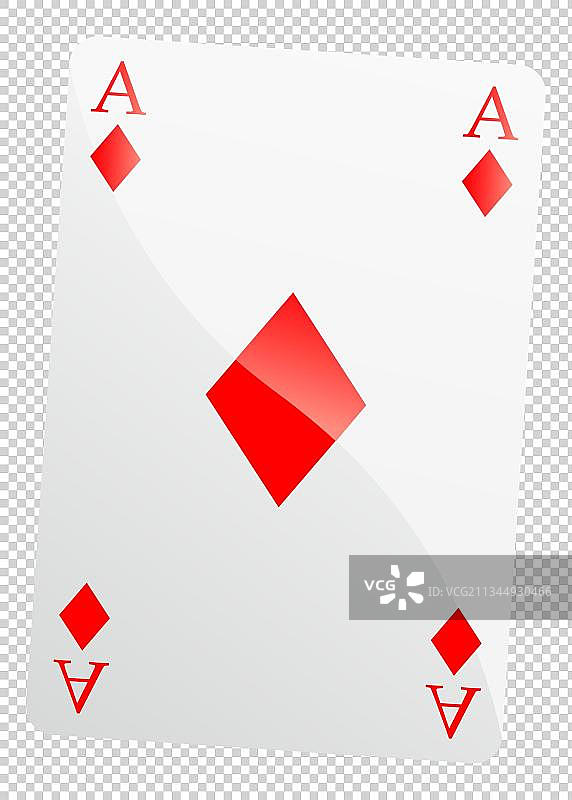 方块 A 扑克牌图片素材