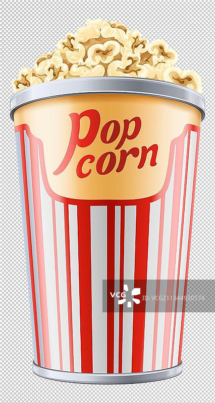 爆米花卡通高清png免抠元素图片素材