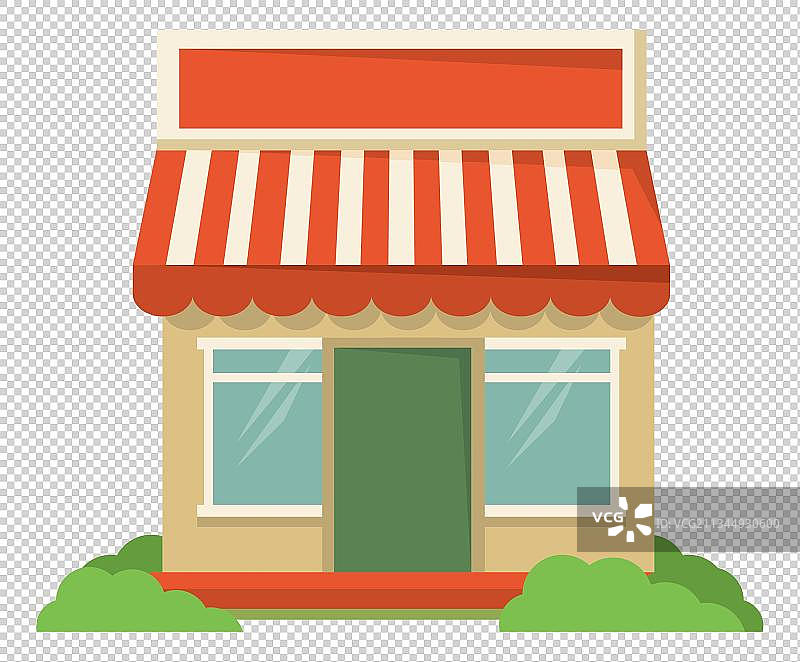 商铺卡通高清png免抠元素图片素材
