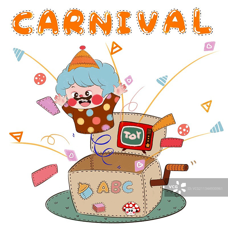 儿童节 嘉年华 狂欢节 玩具箱图片素材