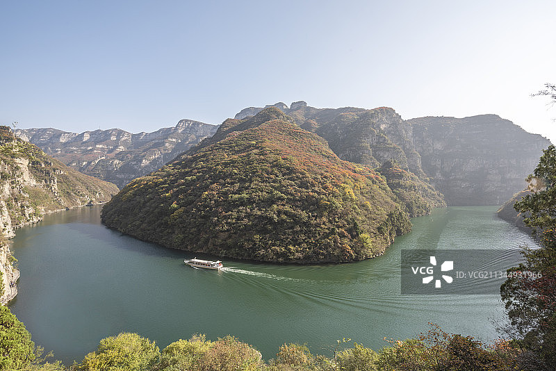 河南焦作博爱红旗水库青天河风景区图片素材