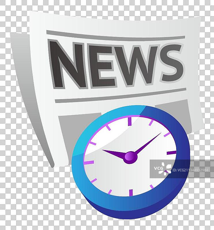 报纸和时钟图片图片素材