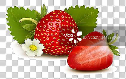 草莓卡通高清png免抠元素图片素材