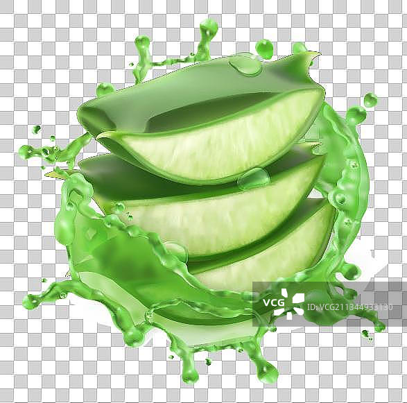 芦荟汁免抠图插画图片素材